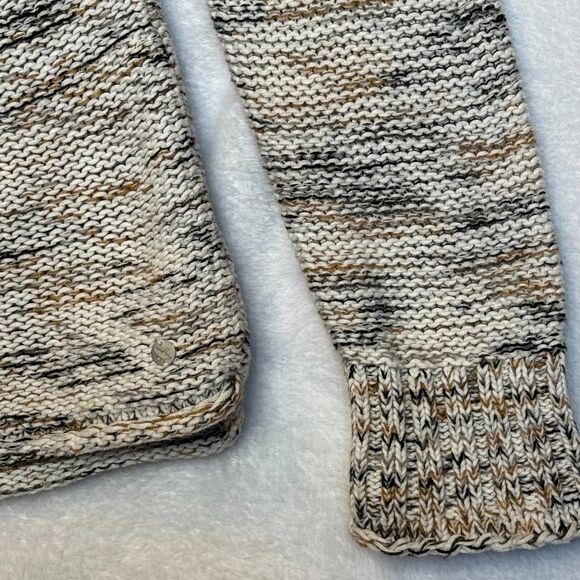 EDDIE BAUER Women's L Long Sleeve Hooded Pullover Sweater BOHO Kangaroo Pocket - Picture 13 of 16